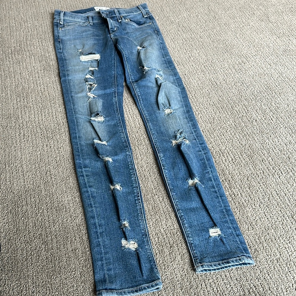 McGuire Denim size 25 ripped skinny jean